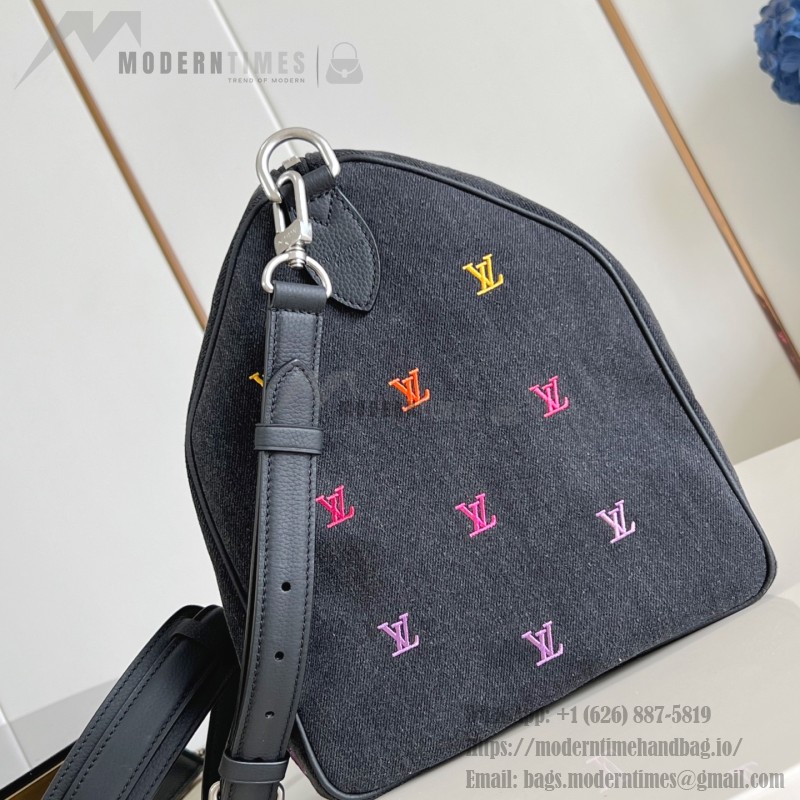 Louis Vuitton Speedy 40 Bandoulière M14136 LV Blason Denim Replica – ModernTimeHandbag