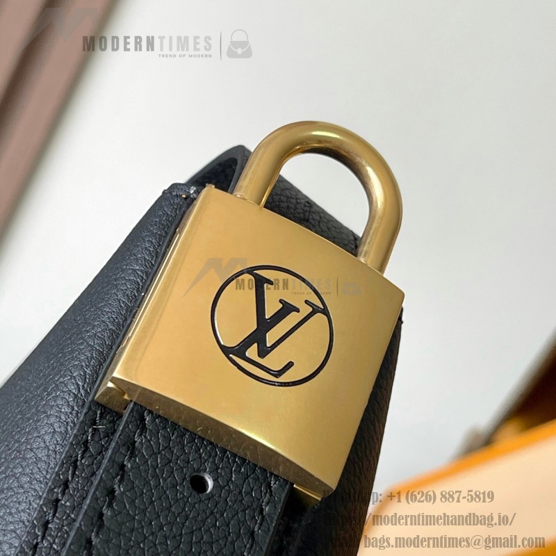 Louis Vuitton Low Key Cookie Medium Handbag – Black Apricot Brown – MB163C Chip