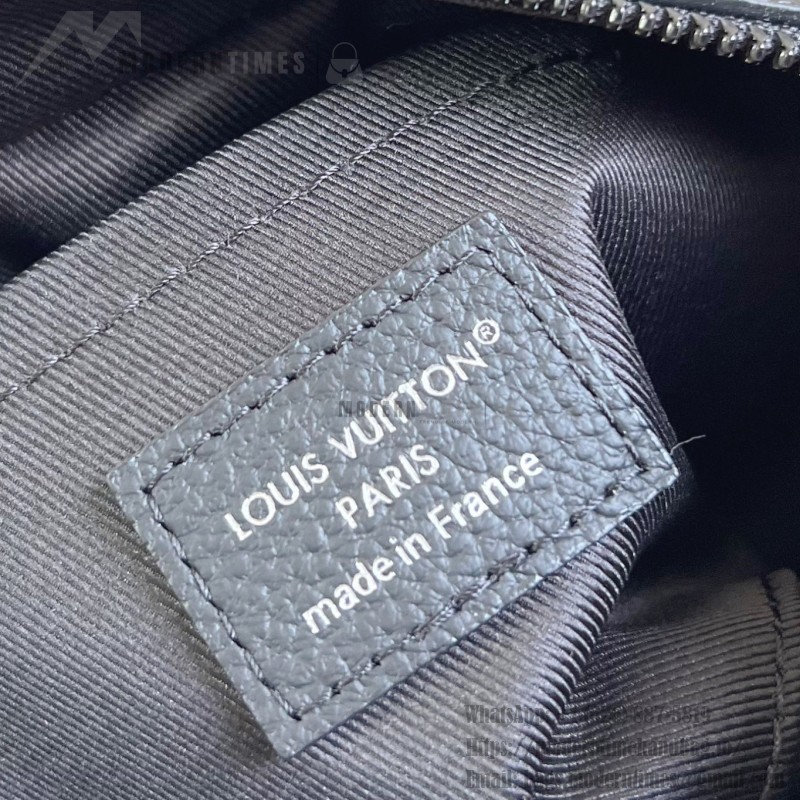 Louis Vuitton Mini Soft Trunk M14922 Damoflage Black Canvas Bag