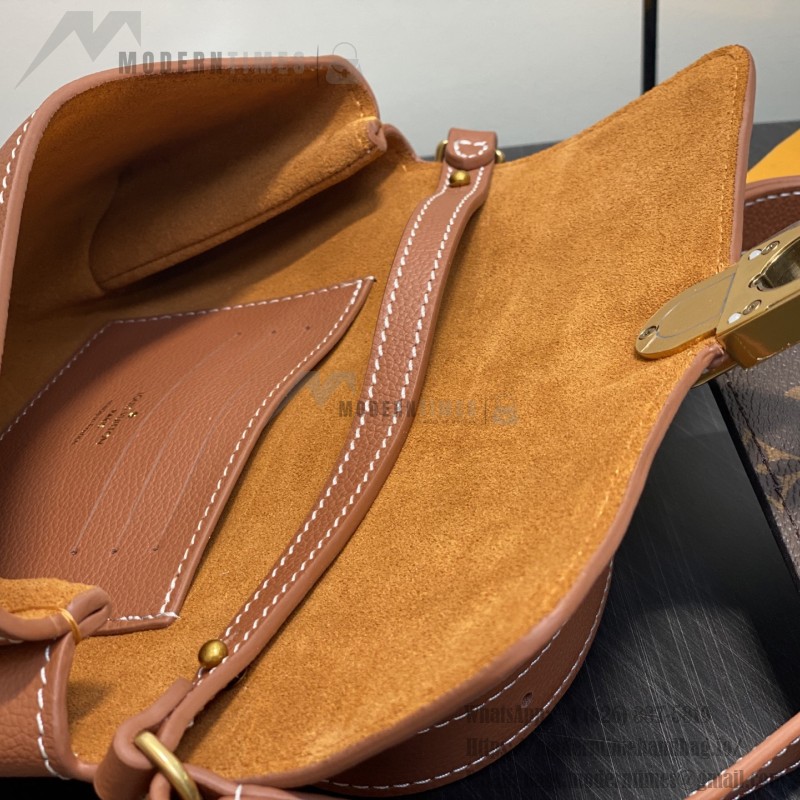 Louis Vuitton Wallet On Chain M12147 Brown Leather Monogram Shoulder Bag