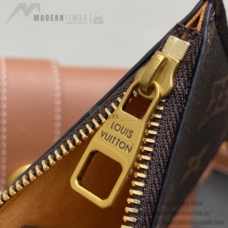 Louis Vuitton Wallet On Chain M12147 Brown Leather Monogram Shoulder Bag