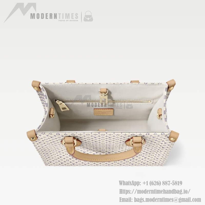 Louis Vuitton Onthego PM Handbag Dune Beige M15138