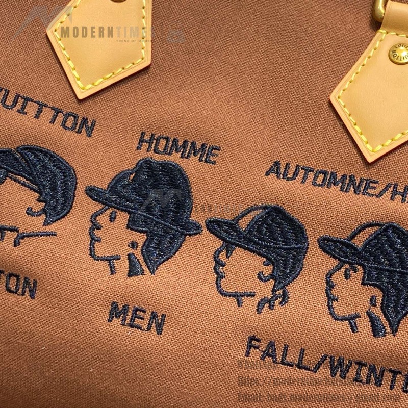 Louis Vuitton Speedy 25 Brown Pillow Bag M15218 Pharrell x Nigo