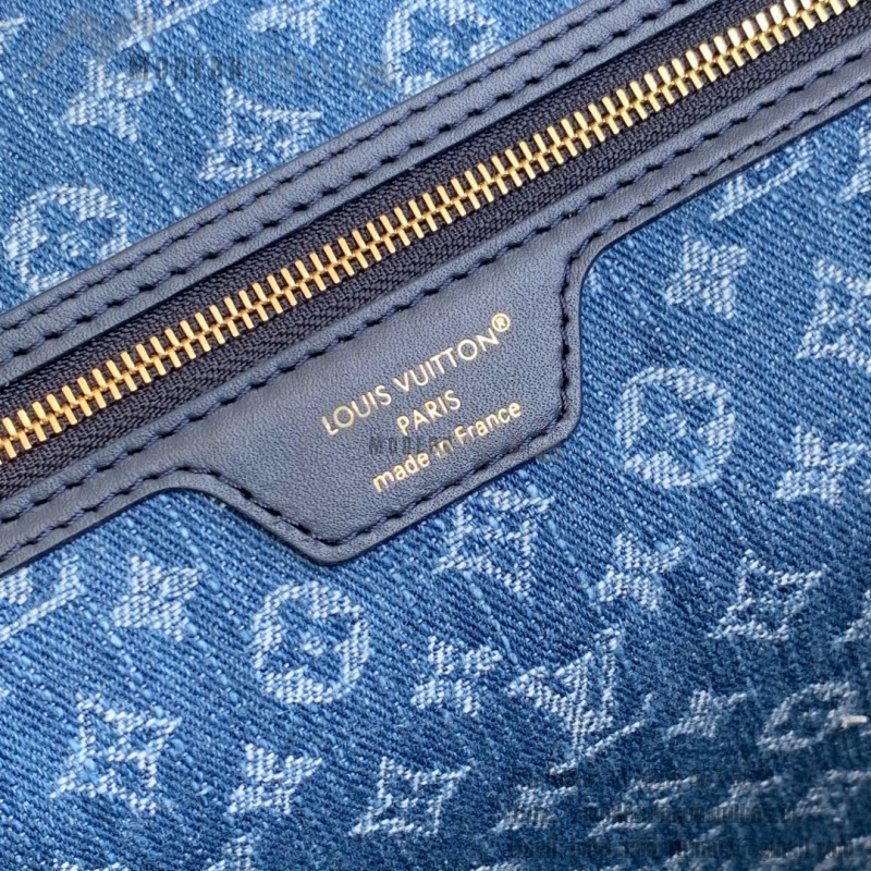 Louis Vuitton Neverfull MM M14856 Blue Epi Wave Leather Replica Handbag