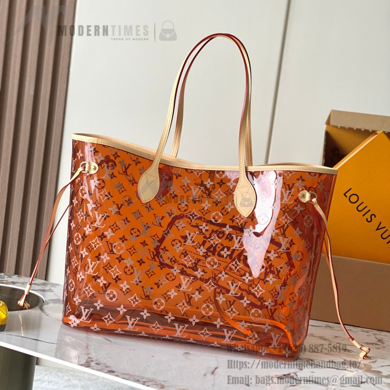 Louis Vuitton Neverfull GM Monogram PVC M14500 Transparent Handbag