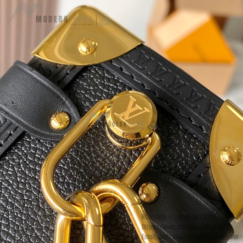 Louis Vuitton Side Trunk M23817 Small Handbag with MB163c Chip in Original Leather