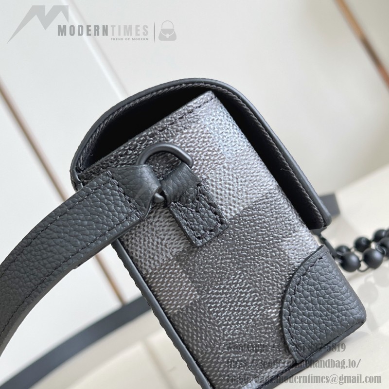 Louis Vuitton Steamer Mini M14923 – Damoflage Black Coated Canvas