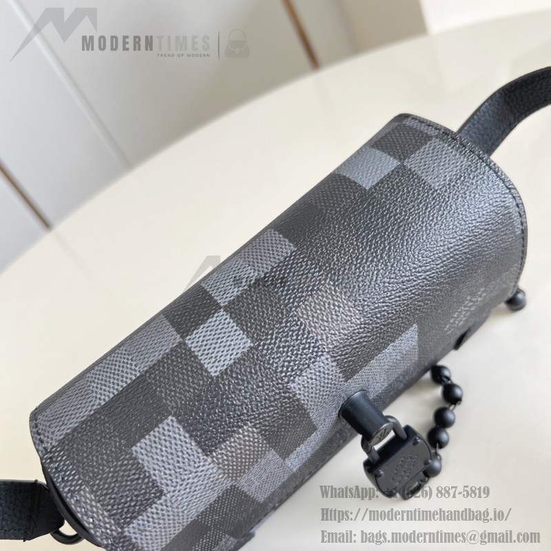 Louis Vuitton Steamer Mini M14923 – Damoflage Black Coated Canvas