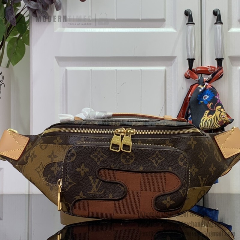Louis Vuitton Rush Bumbag M15271 Multicolor Monogram with Damier Patches