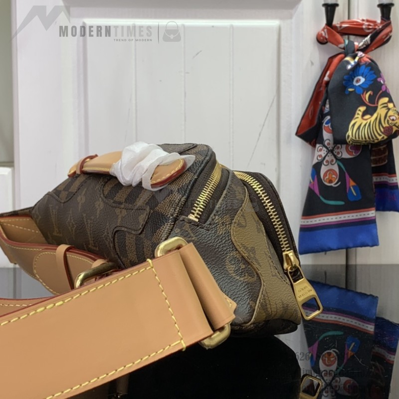 Louis Vuitton Rush Bumbag M15271 Multicolor Monogram with Damier Patches