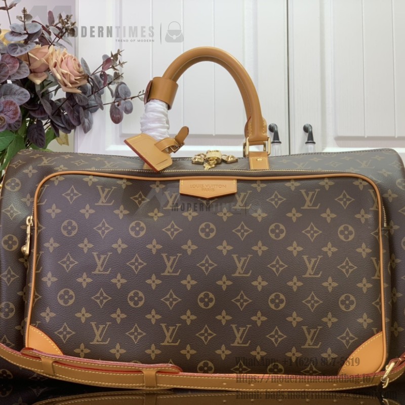 Louis Vuitton Keepall Cargo 50 M14735 Monogram Archive Vintage PVC Travel Bag