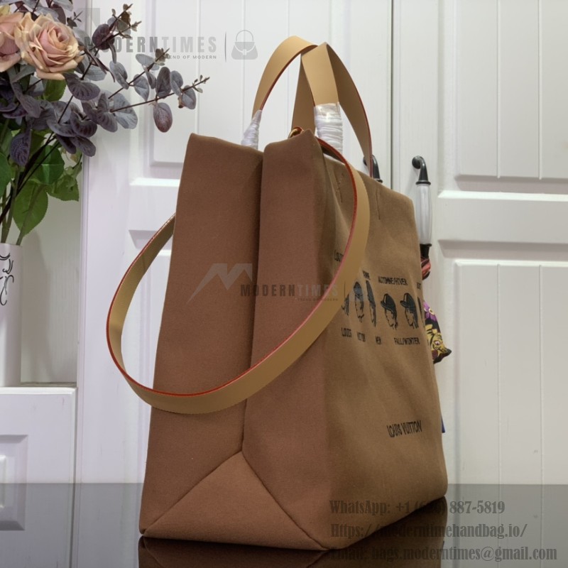 Louis Vuitton PHARRELL and NIGO Collection M15220 Tote Bag 40cm Monogram Embroidered