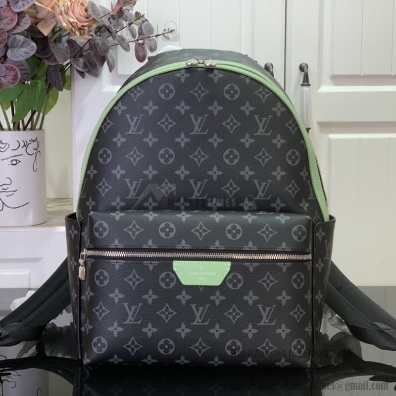 Louis Vuitton - Discovery Backpack PM M25887 Monogram Eclipse Black/Neon Green