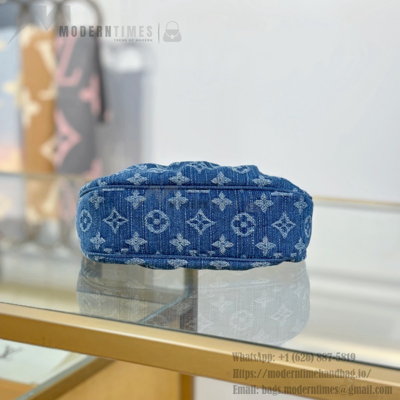 Louis Vuitton Pochette Valley M13571 Denim Blue Replica