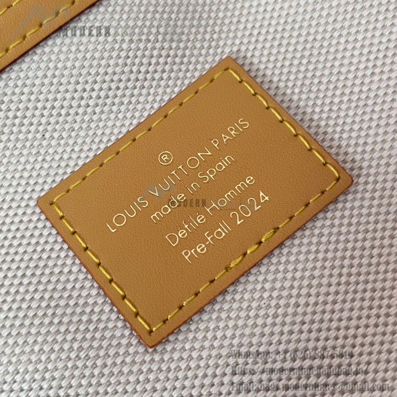 Louis Vuitton Keepall Bandoulière 50 Damier Denim 3D Travel Bag M40739 Replica