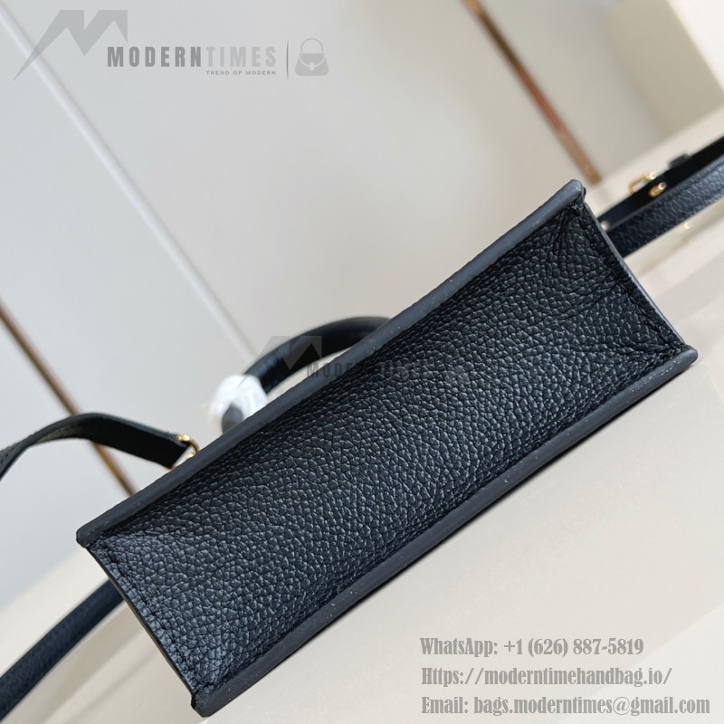 Louis Vuitton Petit Sac Plat M57937 Black Monogram Replica