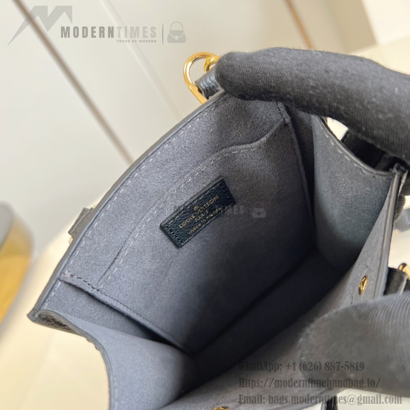 Louis Vuitton Petit Sac Plat M57937 Black Monogram Replica