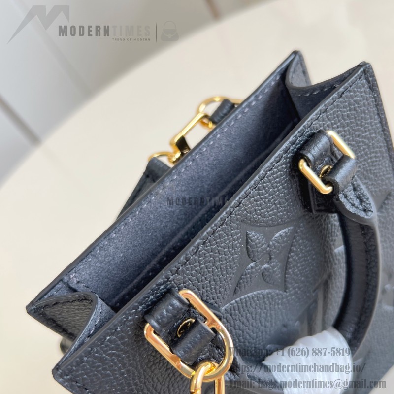 Louis Vuitton Petit Sac Plat M57937 Black Monogram Replica