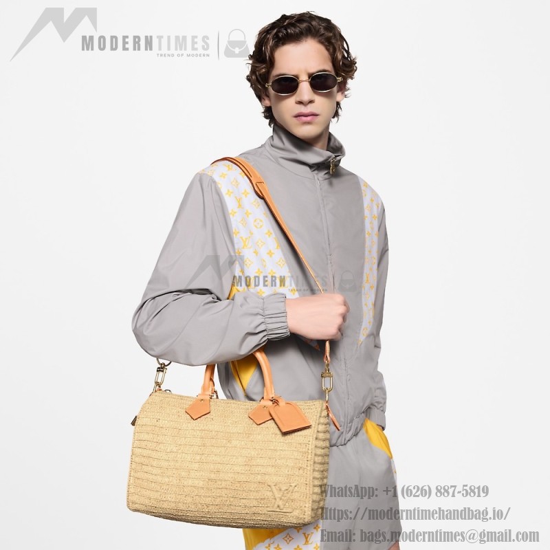 Louis Vuitton Speedy 30 Bandoulière Raffia Handbag M14457 Replica