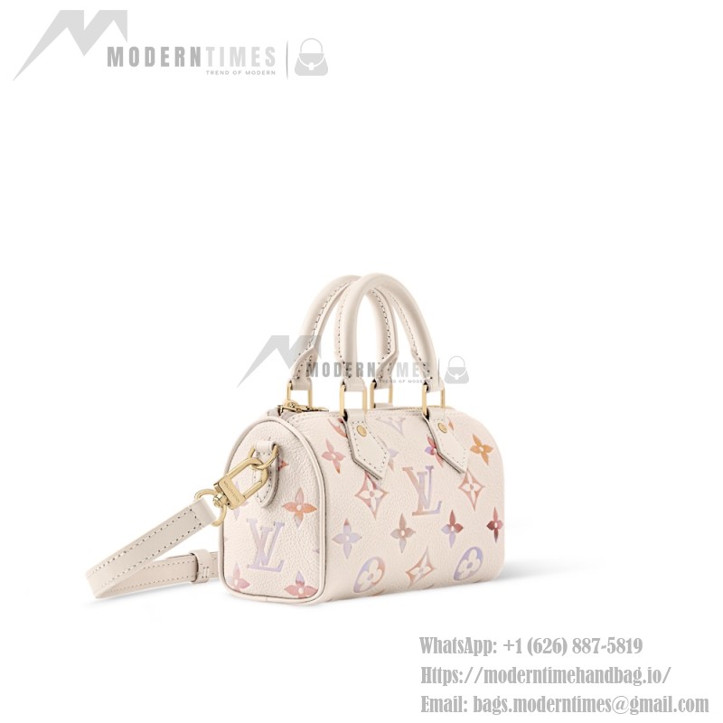 Louis Vuitton Nano Speedy Bag M25591 Embossed Leather Replica