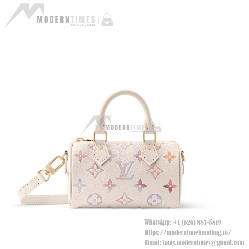 Louis Vuitton Nano Speedy Bag M25591 Embossed Leather Replica