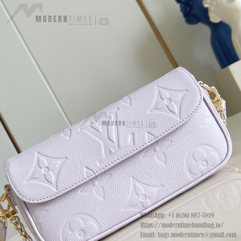 Louis Vuitton Wallet on Chain Ivy M25714 Light Purple Replica Bag