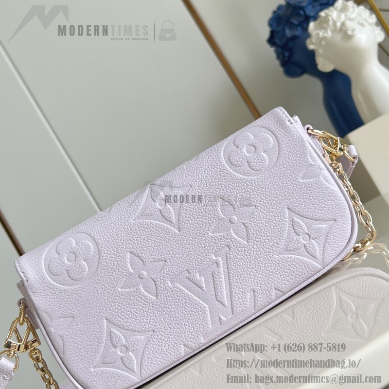 Louis Vuitton Wallet on Chain Ivy M25714 Light Purple Replica Bag