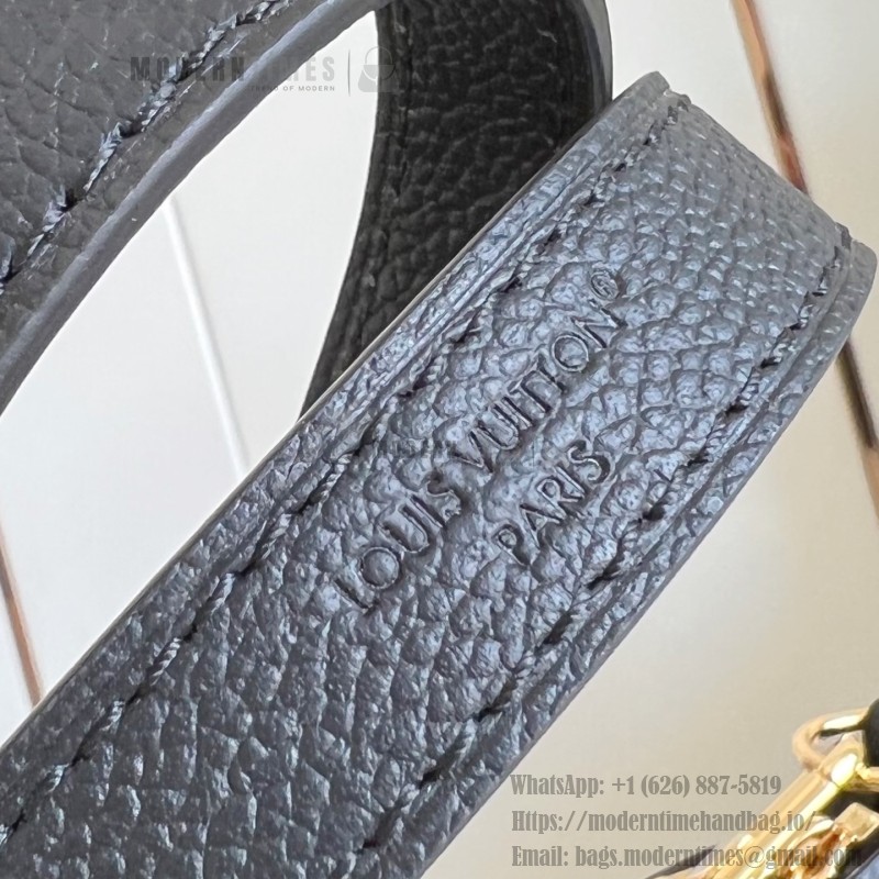 Louis Vuitton Boulogne MM Monogram Empreinte Black M13706 Replica Bag