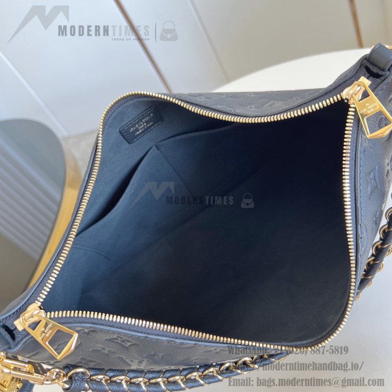 Louis Vuitton Boulogne MM Monogram Empreinte Black M13706 Replica Bag