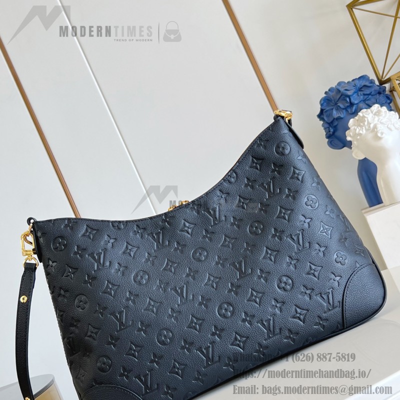 Louis Vuitton Boulogne MM Monogram Empreinte Black M13706 Replica Bag