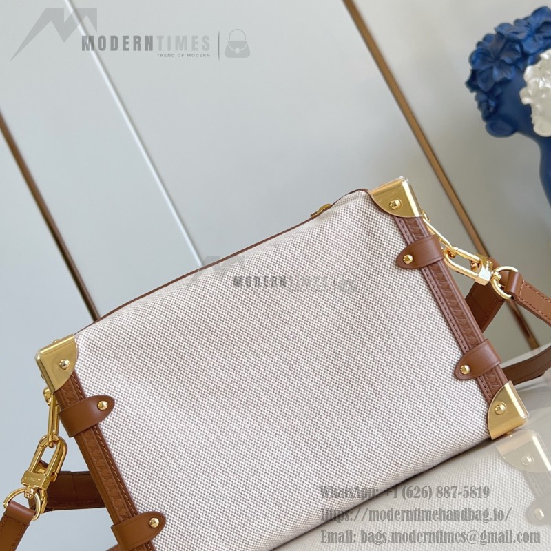 Louis Vuitton Side Trunk MM Natural Canvas M14411 Replica Bag