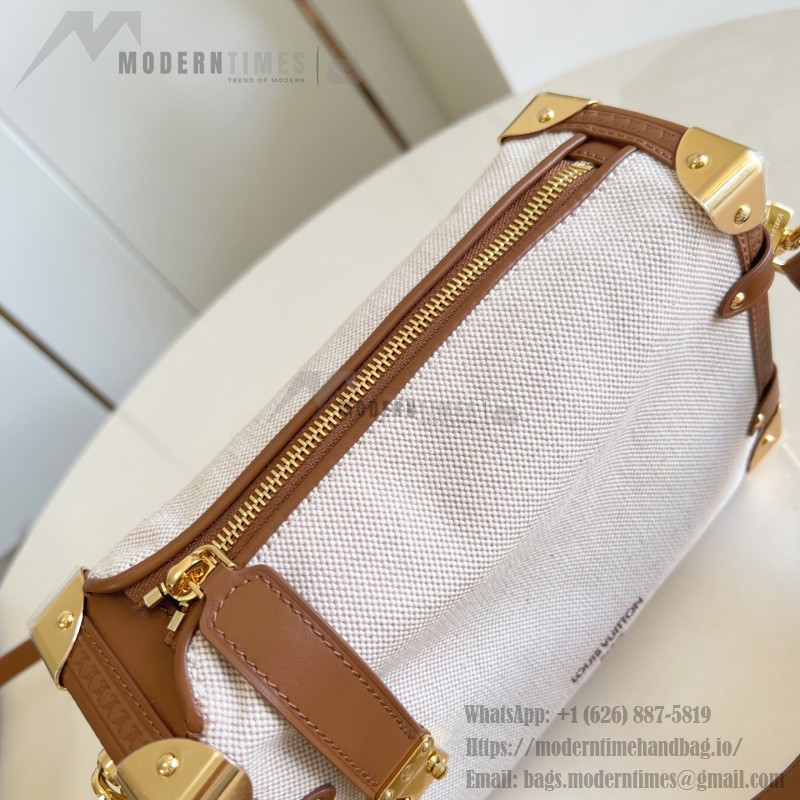 Louis Vuitton Side Trunk MM Natural Canvas M14411 Replica Bag