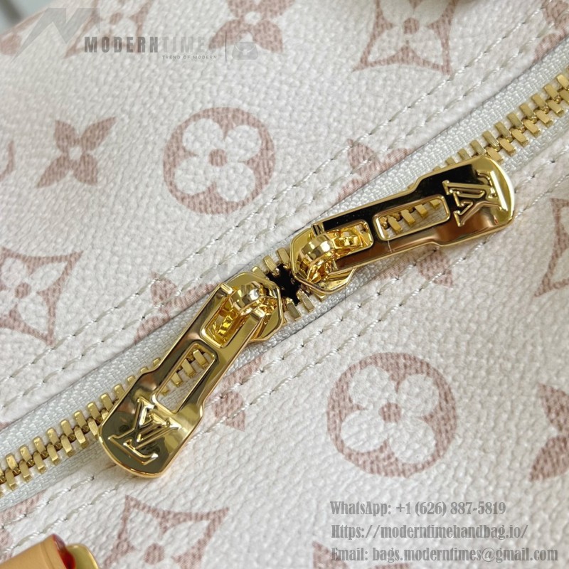 Louis Vuitton Speedy Soft 30 Lucky Handbag M15108 in Monogram Dune Canvas