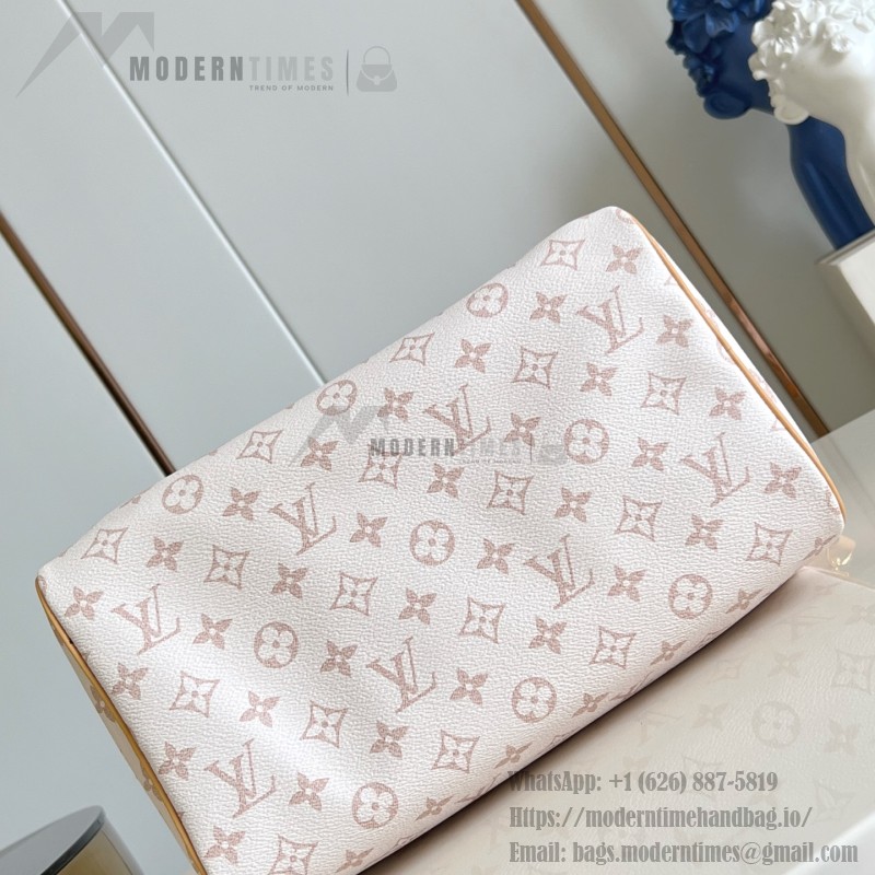 Louis Vuitton Speedy Soft 30 Lucky Handbag M15108 in Monogram Dune Canvas