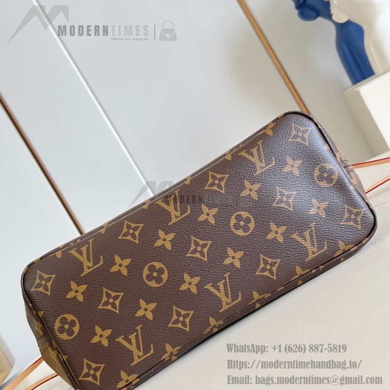 Louis Vuitton Neverfull Small Tote Bag M46979 in Monogram Canvas with Leather Trim