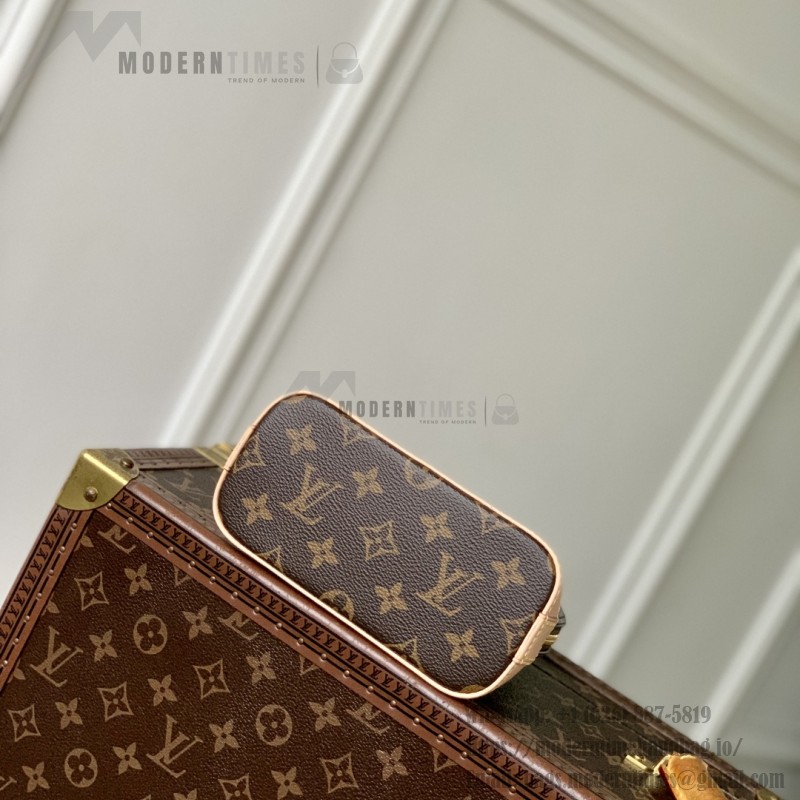 Louis Vuitton Nano Alma M13416 Cherry Monogram Handbag