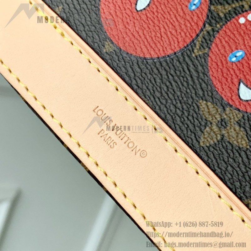 Louis Vuitton Nano Alma M13416 Cherry Monogram Handbag