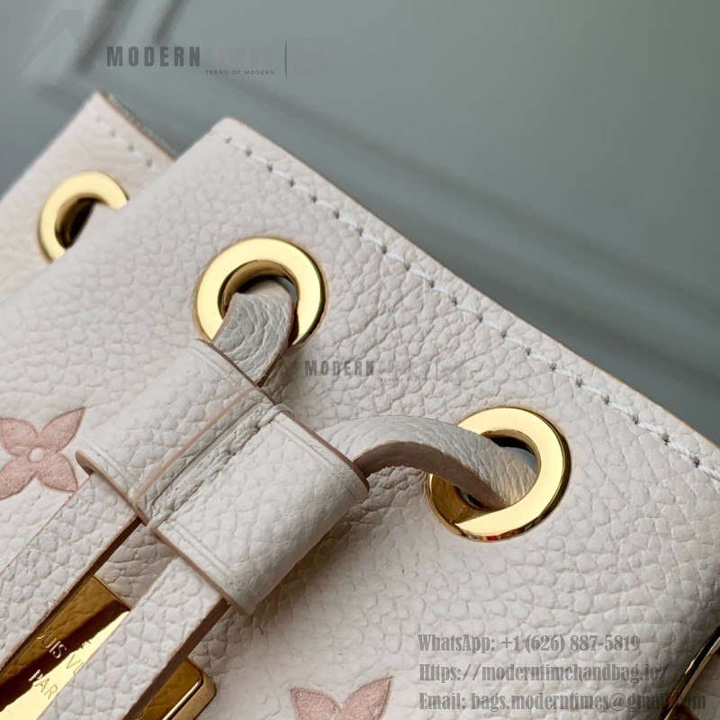 Louis Vuitton Nano Noé M13656 Dual Tone Monogram Empreinte Leather Backpack Replica