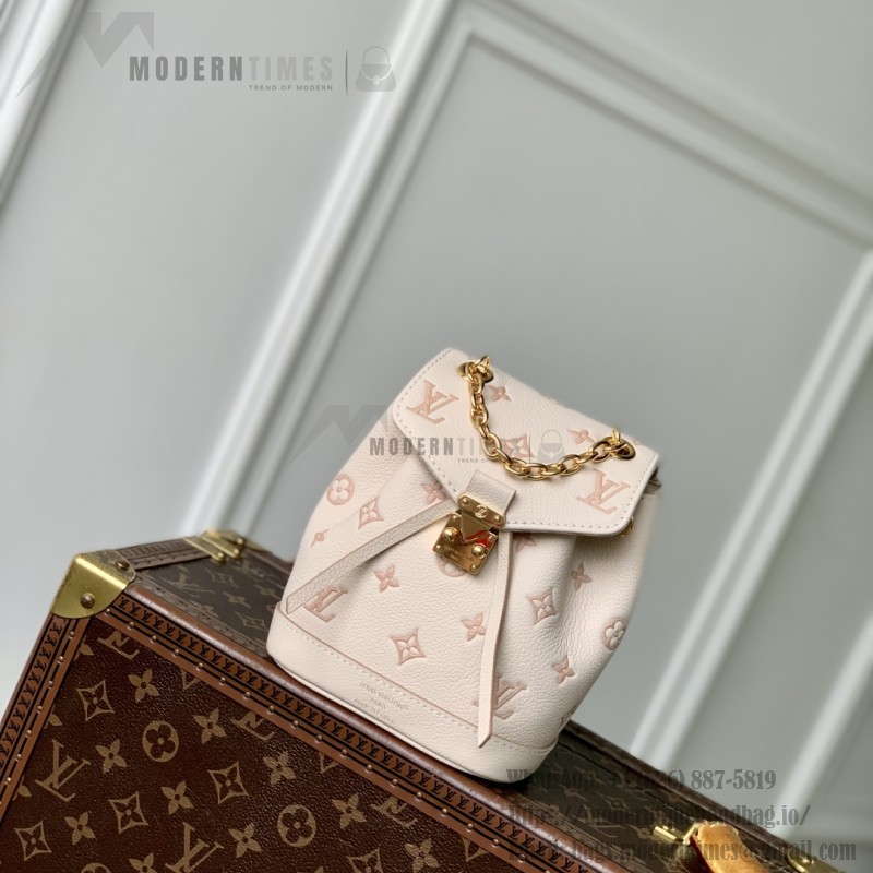 Louis Vuitton Nano Noé M13656 Dual Tone Monogram Empreinte Leather Backpack Replica