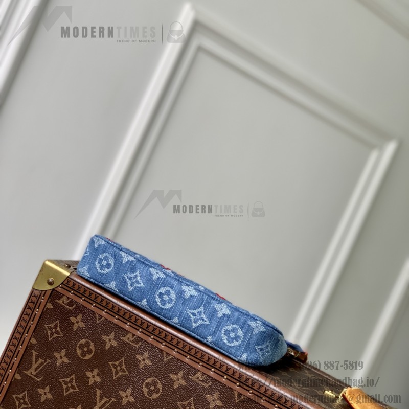Louis Vuitton x Murakami Pochette Accessoires M13994 Cherry Monogram Denim
