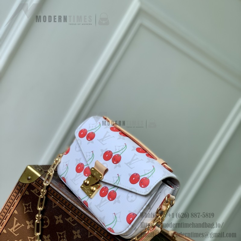 Louis Vuitton x Murakami Pochette Métis East West M14231 Cherry Monogram