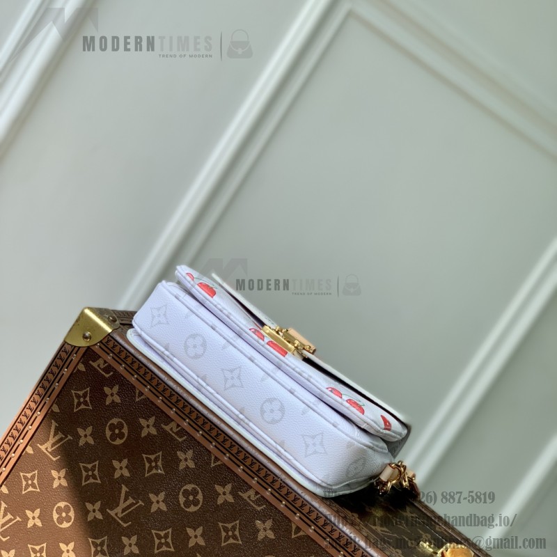 Louis Vuitton x Murakami Pochette Métis East West M14231 Cherry Monogram