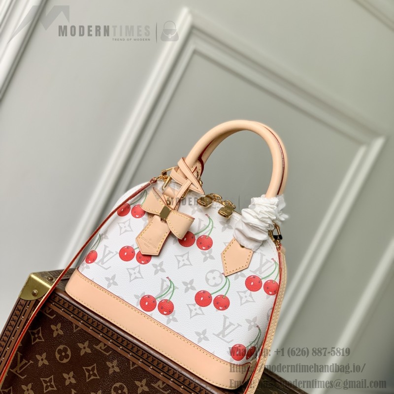 Louis Vuitton Alma BB M14234 Cherry Monogram Murakami Reissue Bag