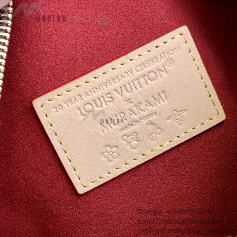 Louis Vuitton Side Trunk MM M14278 Cherry Murakami Re-edition Monogram Canvas