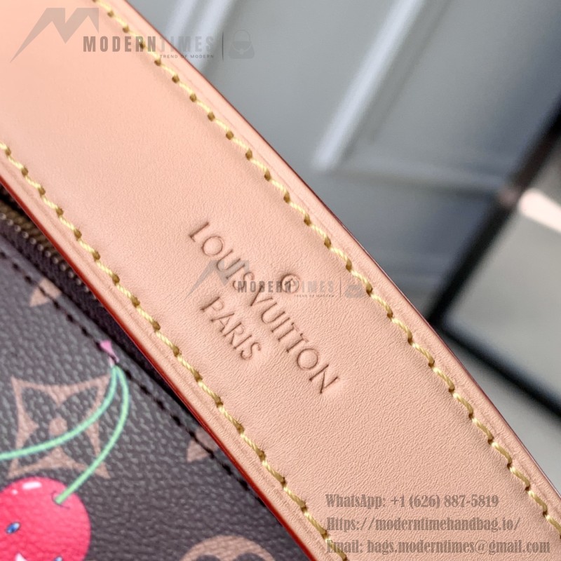 Louis Vuitton Side Trunk MM M14278 Cherry Murakami Re-edition Monogram Canvas