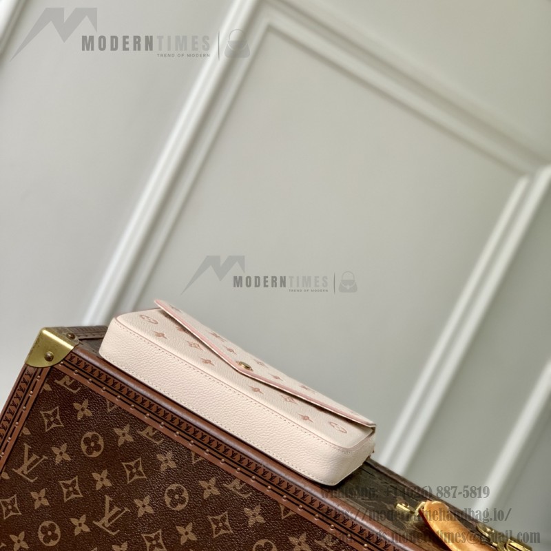 Louis Vuitton Pochette Félicie Chain Bag M14968 Two-Tone Monogram Leather