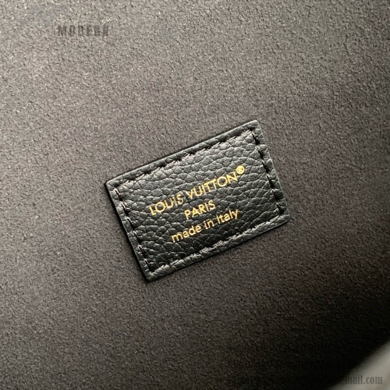 Louis Vuitton Anytime Flap Bag M14973 Beige / M14604 Black Monogram Empreinte Leather
