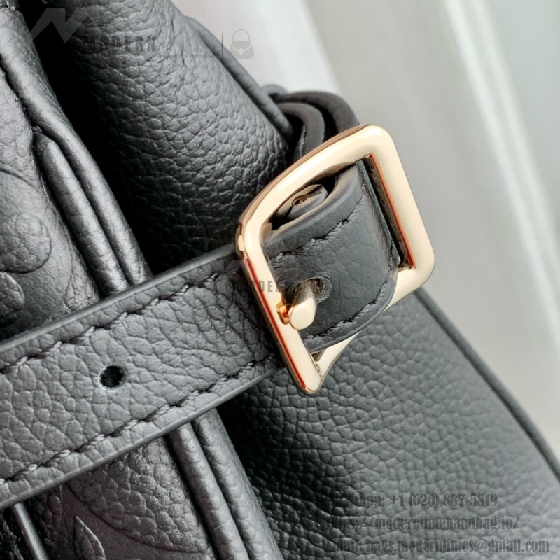 Louis Vuitton Anytime Flap Bag M14973 Beige / M14604 Black Monogram Empreinte Leather