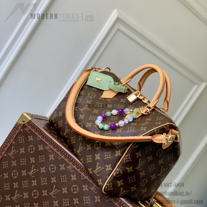 Louis Vuitton - Speedy Soft 30 Lucky Bag M15107 Monogram Canvas with VVN Leather Trim