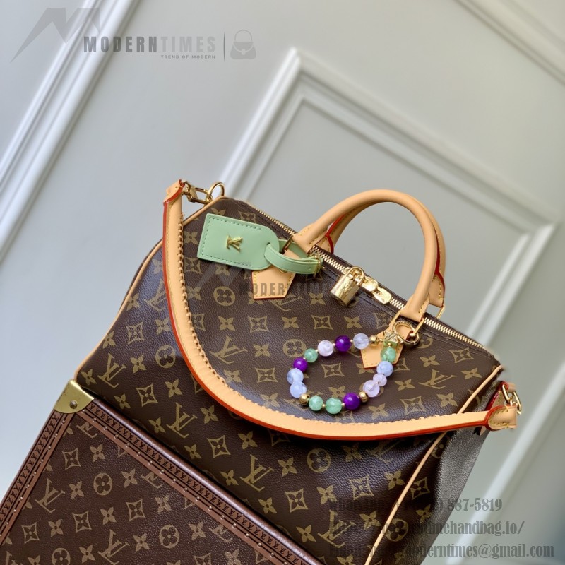 Louis Vuitton - Speedy Soft 30 Lucky Bag M15107 Monogram Canvas with VVN Leather Trim